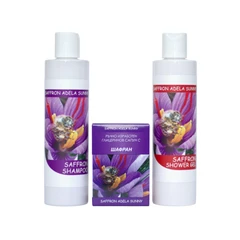 Комплект натурална грижа за коса и тяло с шафран "Saffron Adela Sunny"